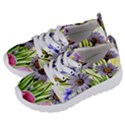 Expressive Watercolor Flowers Botanical Foliage Kids  Lightweight Sports Shoes View2