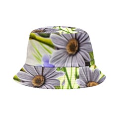 Expressive Watercolor Flowers Botanical Foliage Bucket Hat by GardenOfOphir