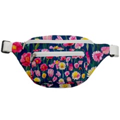 Botanical Flowers Pattern Fanny Pack by GardenOfOphir