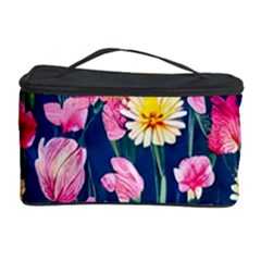 Botanical Flowers Pattern Cosmetic Storage by GardenOfOphir