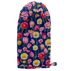 Botanical Flowers Pattern Microwave Oven Glove