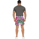 Boho Retropical Flowers Men s Runner Shorts View4