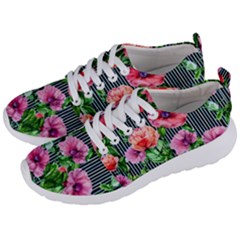 Vintage Botanic Flowers In A Watercolor Men s Lightweight Sports Shoes by GardenOfOphir