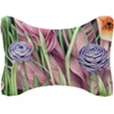 Ottagecore Aesthetics Retro Flowers Pattern Seat Head Rest Cushion View1