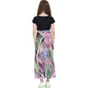 Ottagecore Aesthetics Retro Flowers Pattern Kids  Flared Maxi Skirt View2