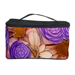 Exotic Tropical Botanical Flowers Pattern Cosmetic Storage by GardenOfOphir