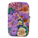 Exotic Tropical Botanical Flowers Pattern Waist Pouch (Large) View2