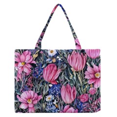 Tropical Paradise Zipper Medium Tote Bag by GardenOfOphir