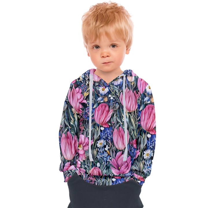 Tropical Paradise Kids  Overhead Hoodie