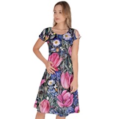 Tropical Paradise Classic Short Sleeve Dress by GardenOfOphir