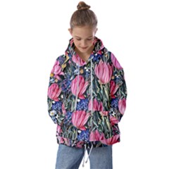 Tropical Paradise Kids  Oversized Hoodie by GardenOfOphir