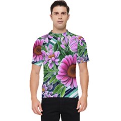 Bouquet Of Sunshine Men s Short Sleeve Rash Guard by GardenOfOphir