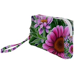 Bouquet Of Sunshine Wristlet Pouch Bag (small) by GardenOfOphir