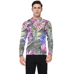 Garden Of Flowers Men s Long Sleeve Rash Guard by GardenOfOphir