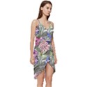 Garden Of Flowers Wrap Frill Dress View3