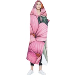 Nature-inspired Flowers Wearable Blanket by GardenOfOphir