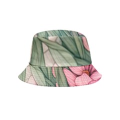 Nature-inspired Flowers Inside Out Bucket Hat (kids) by GardenOfOphir