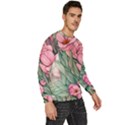 Nature-inspired Flowers Men s Fleece Sweatshirt View3