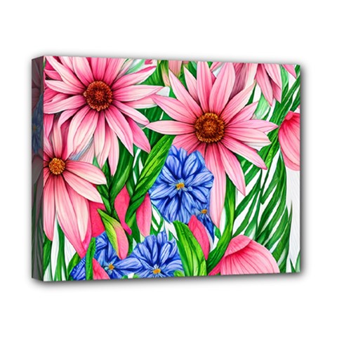 Exotic Tropical Flowers Canvas 10  X 8  (stretched) by GardenOfOphir