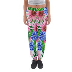 Exotic Tropical Flowers Women s Jogger Sweatpants by GardenOfOphir