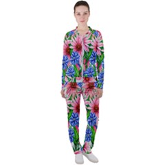 Exotic Tropical Flowers Casual Jacket And Pants Set by GardenOfOphir