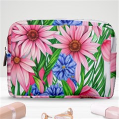 Exotic Tropical Flowers Make Up Pouch (medium) by GardenOfOphir