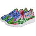 Exotic Tropical Flowers Kids  Slip On Sneakers View2