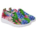 Exotic Tropical Flowers Kids  Slip On Sneakers View3