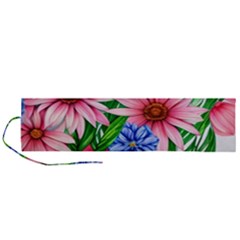 Exotic Tropical Flowers Roll Up Canvas Pencil Holder (l) by GardenOfOphir