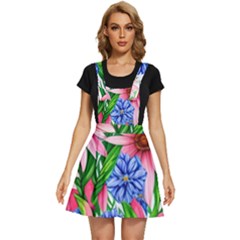 Exotic Tropical Flowers Apron Dress by GardenOfOphir