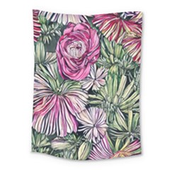 Summer Floral Medium Tapestry by GardenOfOphir