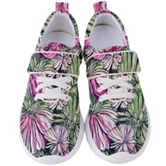 Summer Floral Women s Velcro Strap Shoes by GardenOfOphir