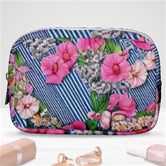 Vintage Botanical Flowers Make Up Pouch (Small)