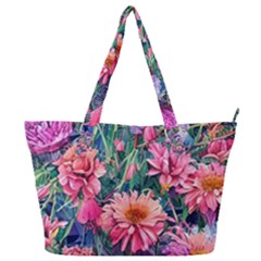 Retro Floral Full Print Shoulder Bag by GardenOfOphir