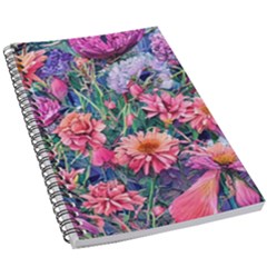 Retro Floral 5 5  X 8 5  Notebook by GardenOfOphir