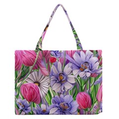 The Perfect Pattern For Your Cottagecore Aesthetics Zipper Medium Tote Bag by GardenOfOphir