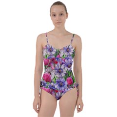 The Perfect Pattern For Your Cottagecore Aesthetics Sweetheart Tankini Set by GardenOfOphir