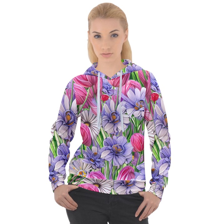 The Perfect Pattern For Your Cottagecore Aesthetics Women s Overhead Hoodie