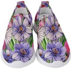 The Perfect Pattern For Your Cottagecore Aesthetics Kids  Slip On Sneakers by GardenOfOphir