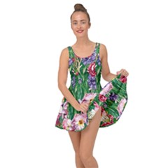 Vintage Tropical Flowers Inside Out Casual Dress by GardenOfOphir