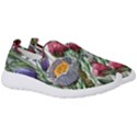 Watercolor Tropical Flowers Men s Slip On Sneakers View3