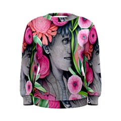 Aesthetics Tropical Flowers Women s Sweatshirt by GardenOfOphir