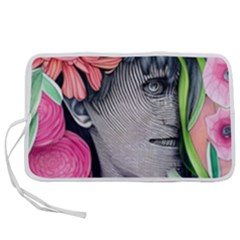 Aesthetics Tropical Flowers Pen Storage Case (m) by GardenOfOphir