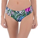 Cottagecore Tropical Flowers Reversible Classic Bikini Bottoms View1