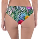 Cottagecore Tropical Flowers Reversible Classic Bikini Bottoms View4