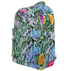 Cottagecore Tropical Flowers Classic Backpack by GardenOfOphir