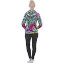 Cottagecore Tropical Flowers Women s Overhead Hoodie View2