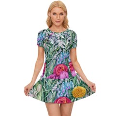 Cottagecore Tropical Flowers Women s Sports Wear Set by GardenOfOphir