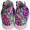 Tropical Flowers Pattern Kids  Hi-Top Skate Sneakers View4