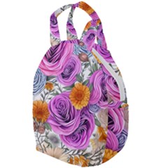 Country-chic Watercolor Flowers Travel Backpacks by GardenOfOphir